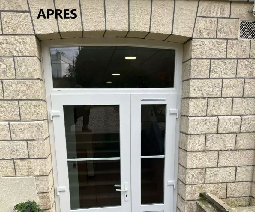 Porte-fenêtre après travaux