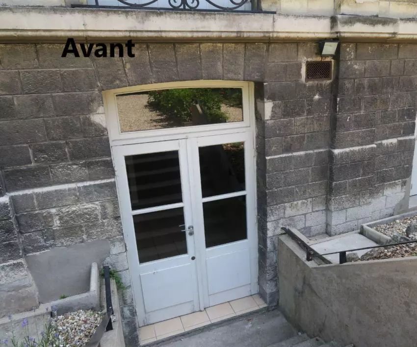 Porte-fenêtre avant travaux